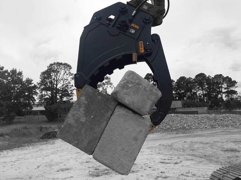 Boss Hydraulic Bucket Grapples