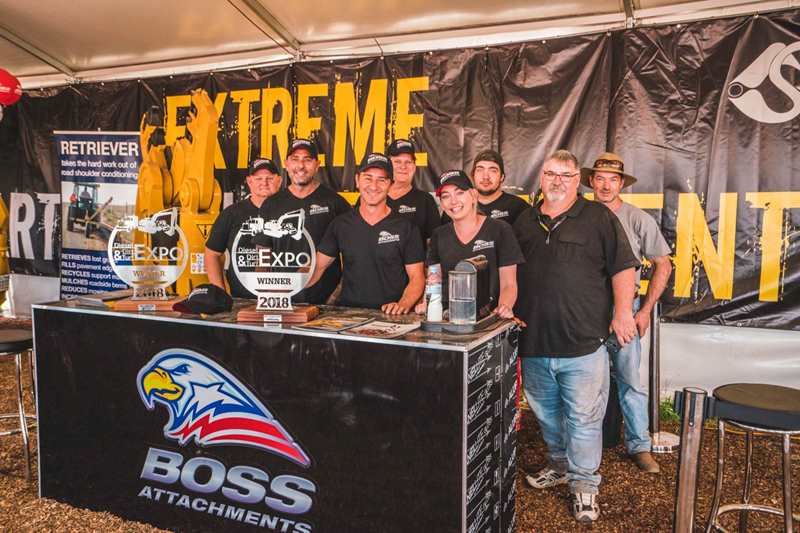 Boss wins awards 2018 Diesel Dirt Turf Expo